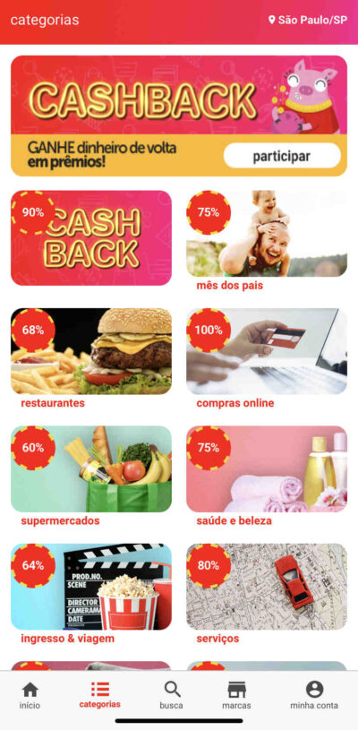 aplicativo de desconto