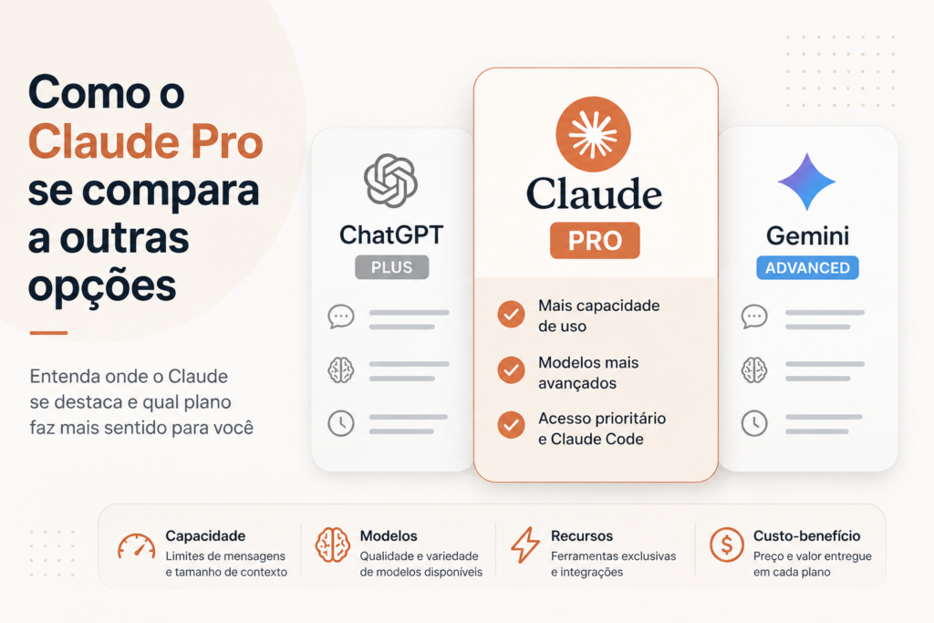 Como o Claude Pro se compara a outras opções